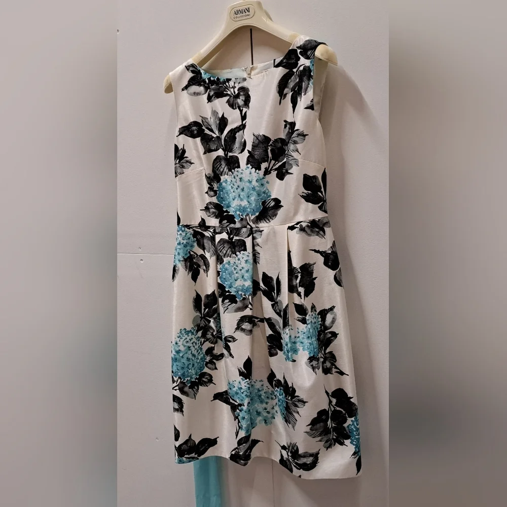 NWT Precis Petite Women's Dress Floral A-Line Sundress Belted Size 10 US - Picture 10 of 14